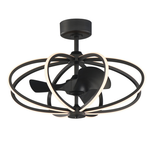 Maxim - 61005BK - LED Fandelight - Solstice - Black