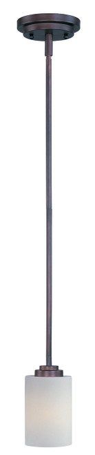 Maxim - 90030SWSBR - One Light Mini Pendant - Deven - Satin Brass