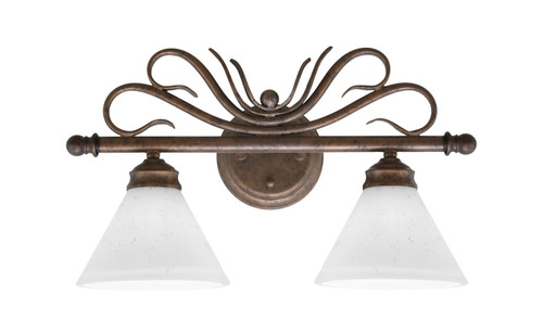 Toltec Lighting - 102-BRZ-312 - Two Light Bath Bar - Swan - Bronze