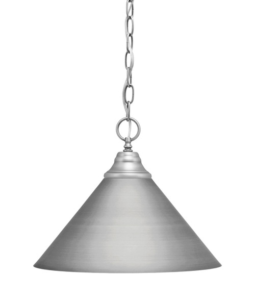 Toltec Lighting - 10-BN-420-BN - One Light Pendant - Chain - Brushed Nickel
