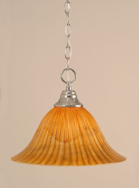 Toltec Lighting - 10-CH-58319 - One Light Pendant - Any - Chrome