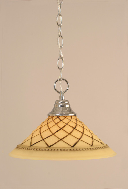 Toltec Lighting - 10-CH-7182 - One Light Pendant - Any - Chrome