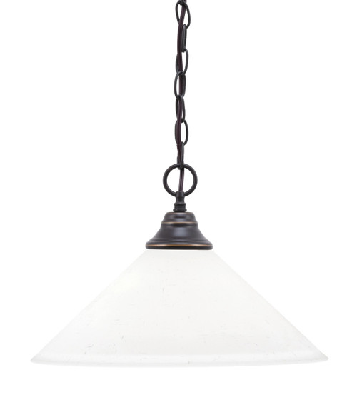 Toltec Lighting - 10-DG-318 - One Light Pendant - Chain - Dark Granite