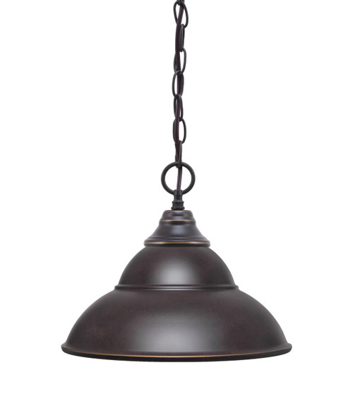 Toltec Lighting - 10-DG-428-DG - One Light Pendant - Chain - Dark Granite