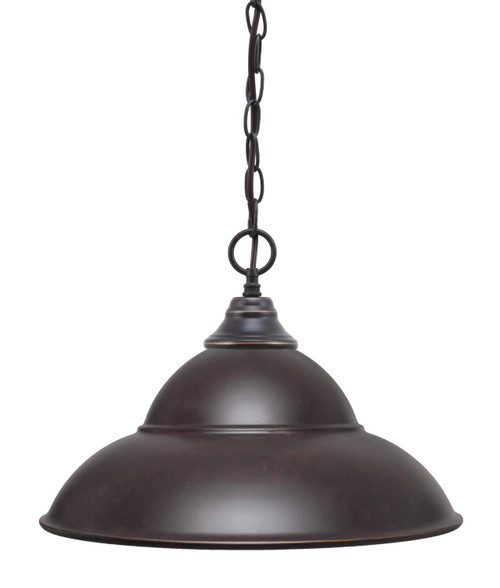Toltec Lighting - 10-DG-429-DG - One Light Pendant - Chain - Dark Granite