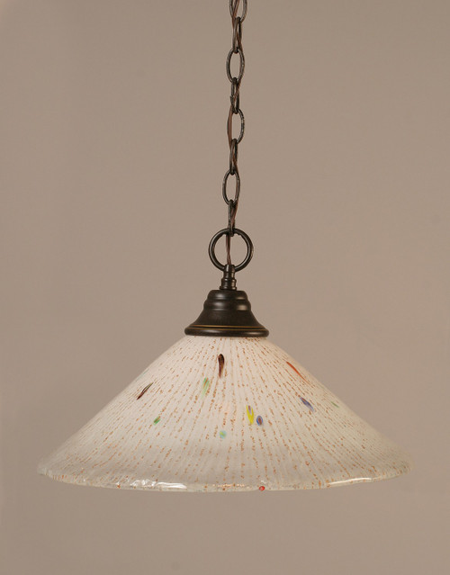Toltec Lighting - 10-DG-711 - One Light Pendant - Any - Dark Granite