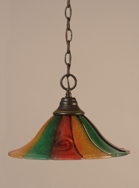 Toltec Lighting - 10-DG-764 - One Light Pendant - Any - Dark Granite