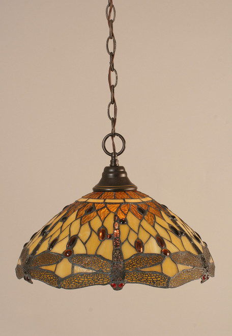 Toltec Lighting - 10-DG-946 - One Light Pendant - Any - Dark Granite