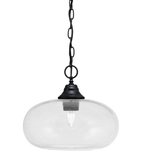 Toltec Lighting - 10-MB-206 - One Light Pendant - Chain - Matte Black