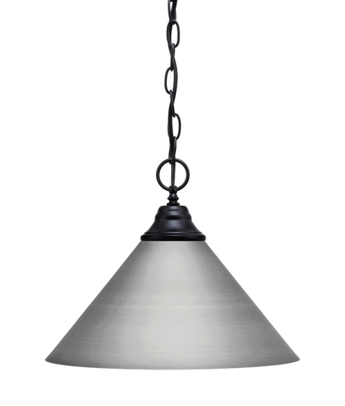 Toltec Lighting - 10-MB-420-BN - One Light Pendant - Chain - Matte Black