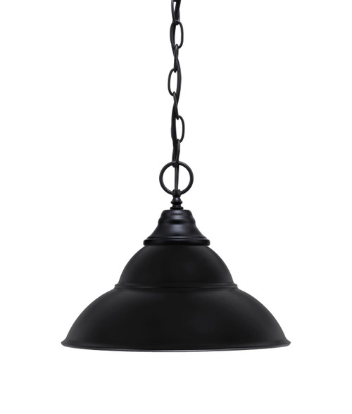 Toltec Lighting - 10-MB-428-MB - One Light Pendant - Chain - Matte Black