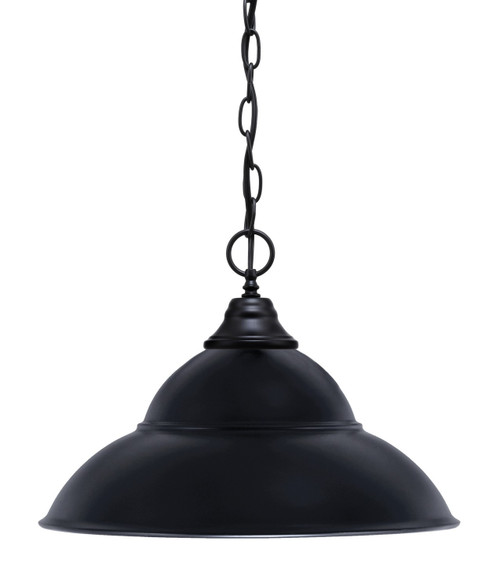 Toltec Lighting - 10-MB-429-MB - One Light Pendant - Chain - Matte Black