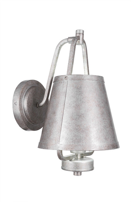 Toltec Lighting - 1121-AS - One Light Wall Sconce - Sonora - Aged Silver
