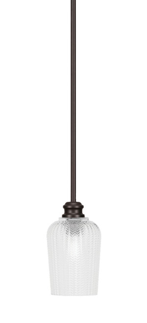 Toltec Lighting - 1151-ES-4250 - One Light Mini Pendant - Edge - Espresso