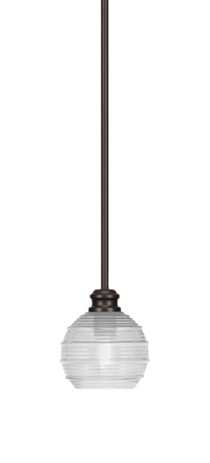 Toltec Lighting - 1151-ES-5110 - One Light Mini Pendant - Edge - Espresso