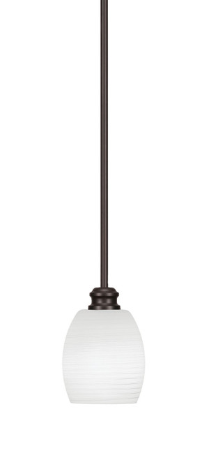 Toltec Lighting - 1151-ES-615 - One Light Mini Pendant - Edge - Espresso
