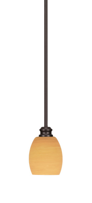 Toltec Lighting - 1151-ES-625 - One Light Mini Pendant - Edge - Espresso
