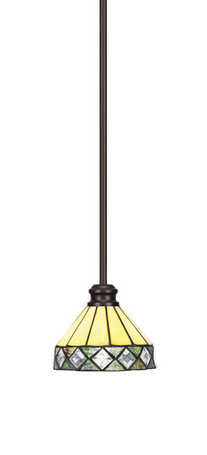 Toltec Lighting - 1151-ES-9405 - One Light Mini Pendant - Edge - Espresso