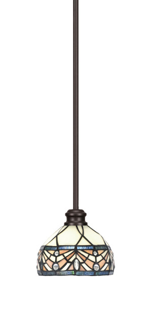 Toltec Lighting - 1151-ES-9485 - One Light Mini Pendant - Edge - Espresso