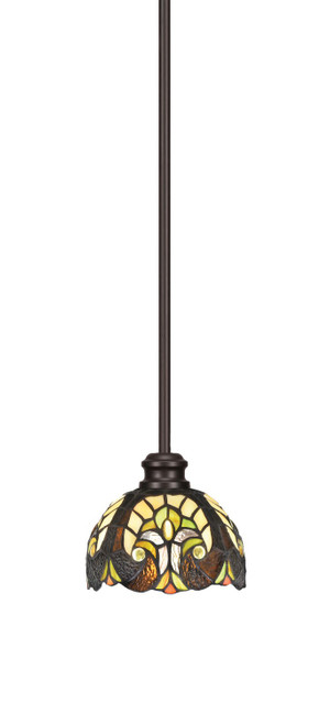 Toltec Lighting - 1151-ES-9945 - One Light Mini Pendant - Edge - Espresso