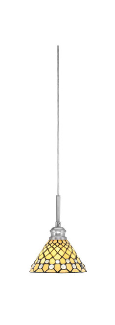 Toltec Lighting - 1152-BN-9415 - One Light Mini Pendant - Edge - BN