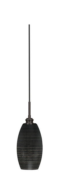 Toltec Lighting - 1152-ES-4049 - One Light Mini Pendant - Edge - Espresso