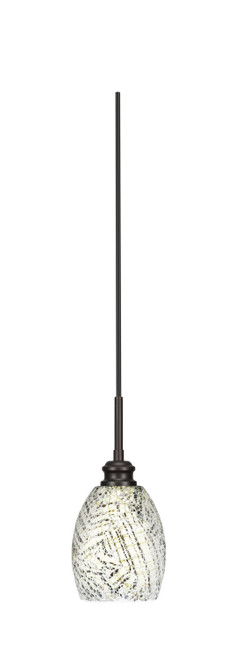 Toltec Lighting - 1152-ES-5054 - One Light Mini Pendant - Edge - Espresso