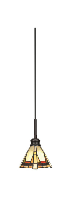 Toltec Lighting - 1152-ES-9345 - One Light Mini Pendant - Edge - Espresso