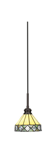 Toltec Lighting - 1152-ES-9405 - One Light Mini Pendant - Edge - Espresso