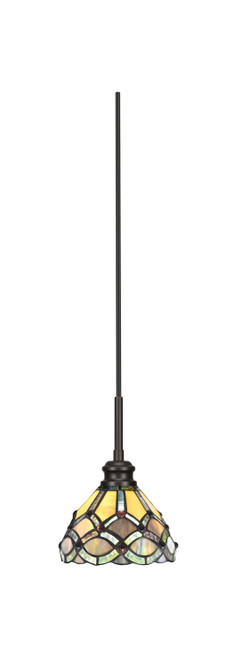 Toltec Lighting - 1152-ES-9435 - One Light Mini Pendant - Edge - Espresso