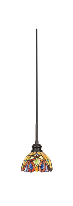 Toltec Lighting - 1152-ES-9445 - One Light Mini Pendant - Edge - Espresso