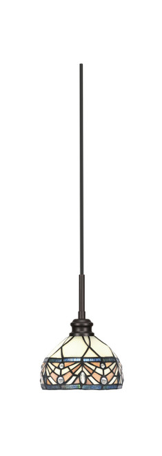Toltec Lighting - 1152-ES-9485 - One Light Mini Pendant - Edge - Espresso