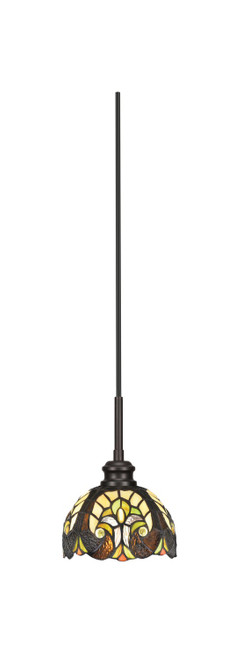 Toltec Lighting - 1152-ES-9945 - One Light Mini Pendant - Edge - Espresso