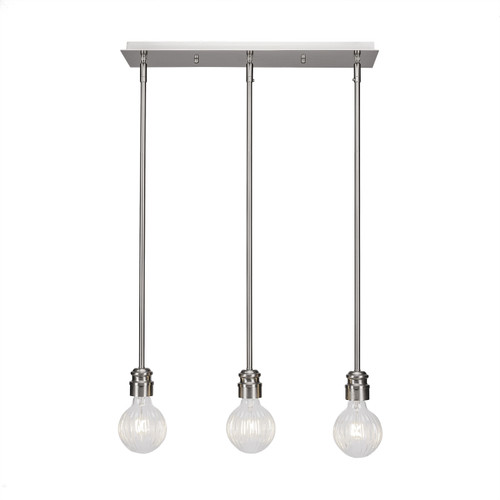 Toltec Lighting - 1153-BN-LED45C - LED Mini Pendant - Edge - Brushed Nickel