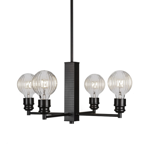 Toltec Lighting - 1154-ES-LED45C - LED Chandelier - Edge - Espresso