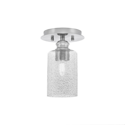 Toltec Lighting - 1160-BN-3002 - One Light Semi-Flush Mount - Edge - Brushed Nickel