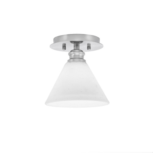 Toltec Lighting - 1160-BN-312 - One Light Semi-Flush Mount - Edge - Brushed Nickel