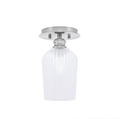 Toltec Lighting - 1160-BN-4250 - One Light Semi-Flush Mount - Edge - Brushed Nickel