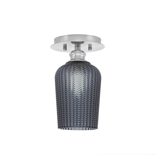 Toltec Lighting - 1160-BN-4252 - One Light Semi-Flush Mount - Edge - Brushed Nickel