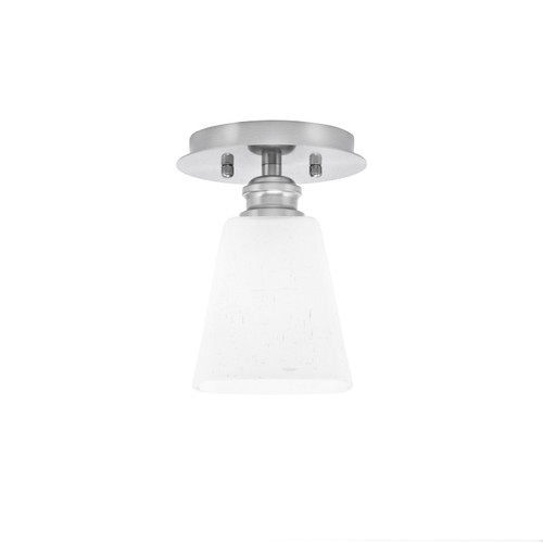 Toltec Lighting - 1160-BN-460 - One Light Semi-Flush Mount - Edge - Brushed Nickel