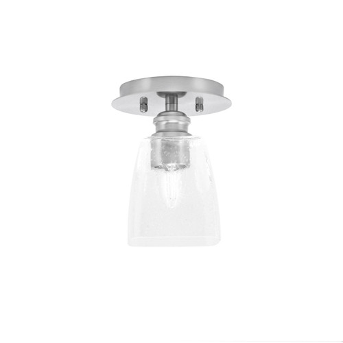 Toltec Lighting - 1160-BN-461 - One Light Semi-Flush Mount - Edge - Brushed Nickel