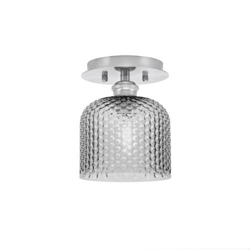 Toltec Lighting - 1160-BN-4612 - One Light Semi-Flush Mount - Edge - Brushed Nickel