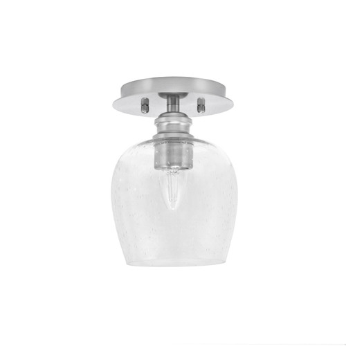 Toltec Lighting - 1160-BN-4810 - One Light Semi-Flush Mount - Edge - Brushed Nickel