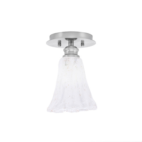 Toltec Lighting - 1160-BN-729 - One Light Semi-Flush Mount - Edge - Brushed Nickel