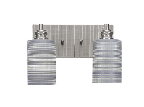 Toltec Lighting - 1162-BN-4062 - Two Light Bath Bar - Edge - Brushed Nickel