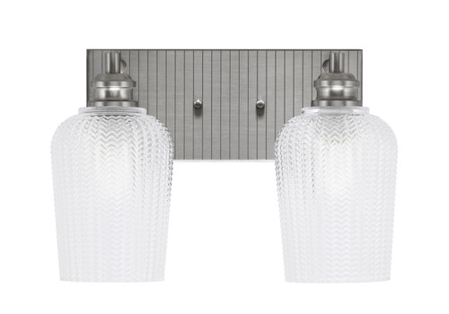 Toltec Lighting - 1162-BN-4250 - Two Light Bath Bar - Edge - Brushed Nickel