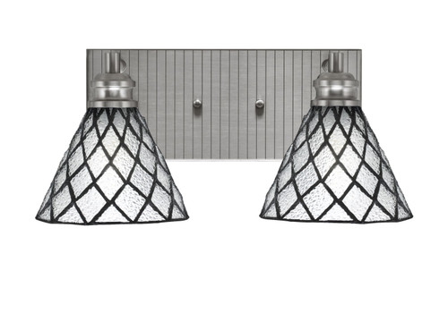 Toltec Lighting - 1162-BN-9185 - Two Light Bath Bar - Edge - Brushed Nickel