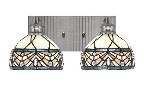 Toltec Lighting - 1162-BN-9485 - Two Light Bath Bar - Edge - Brushed Nickel