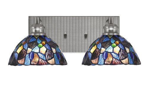 Toltec Lighting - 1162-BN-9955 - Two Light Bath Bar - Edge - Brushed Nickel