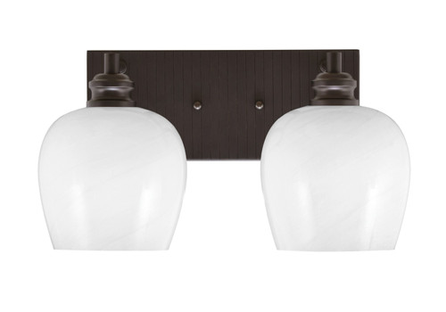 Toltec Lighting - 1162-ES-4811 - Two Light Bath Bar - Edge - Espresso